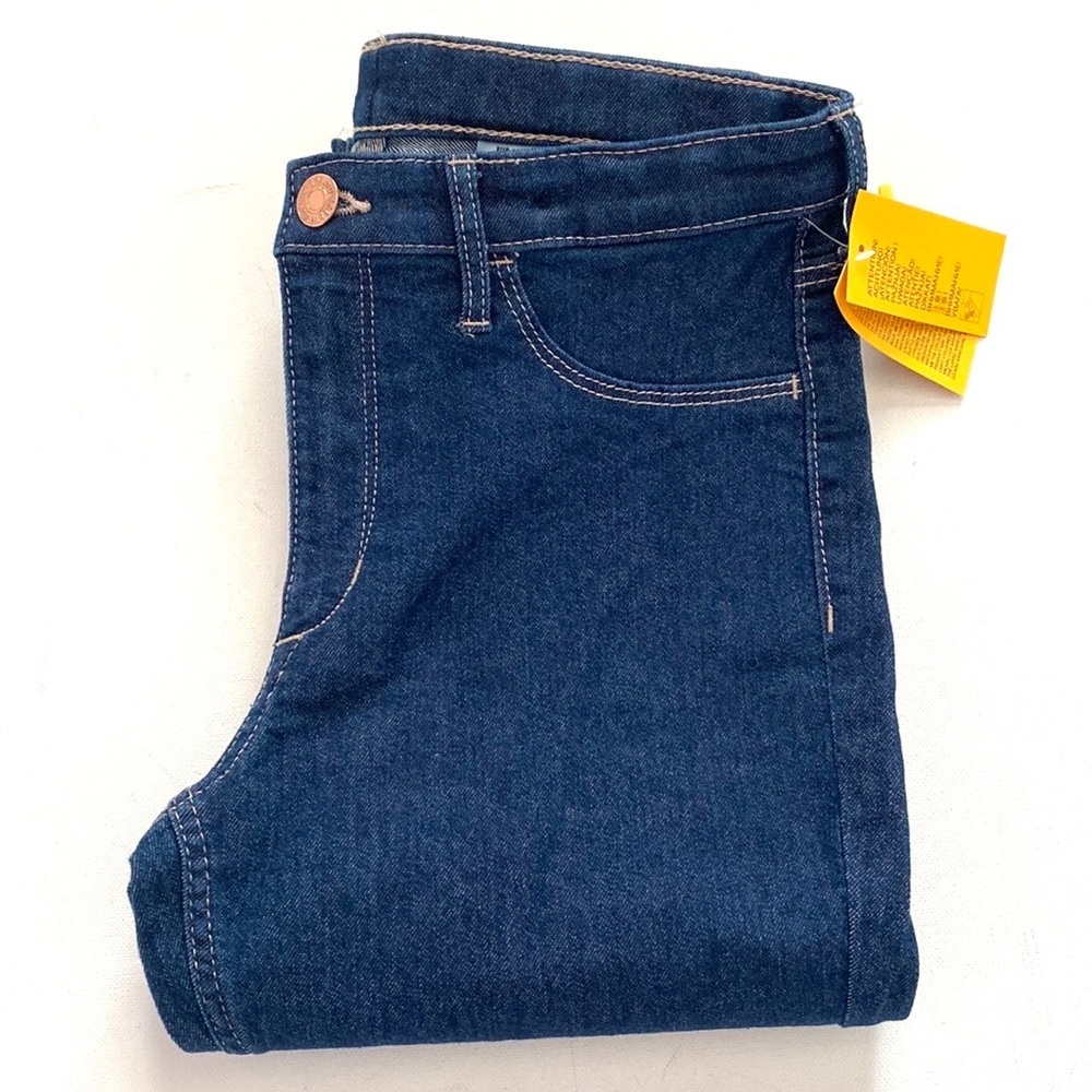(B26) Denim‎ dark blue skinny jeans. Size 12, NWT
